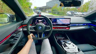 BMW i5 M60 Test Drive POV | Ambience Binaural Sound