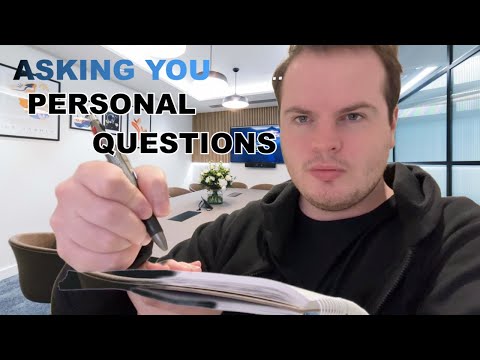 ASMR ASKING YOU PERSONAL QUESTIONS **FAST & AGGRESSIVE**