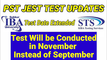 PST JEST test Date May Be Extended | Slip Downloading option disappeared😢 | Test May be in November