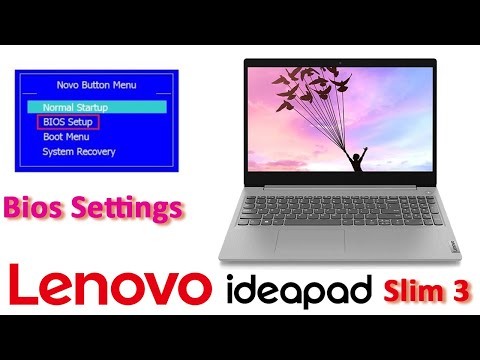 How to login Lenovo ideapad slim3 bios key Bios Key for ideapad slim3