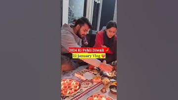 2024 Ki Pehli Diwali🤩🪔| #92 Mini Vlog | #minivlog #trending #viral #shorts
