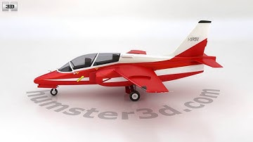 SIAI-Marchetti S.211 3D model by 3DModels.org