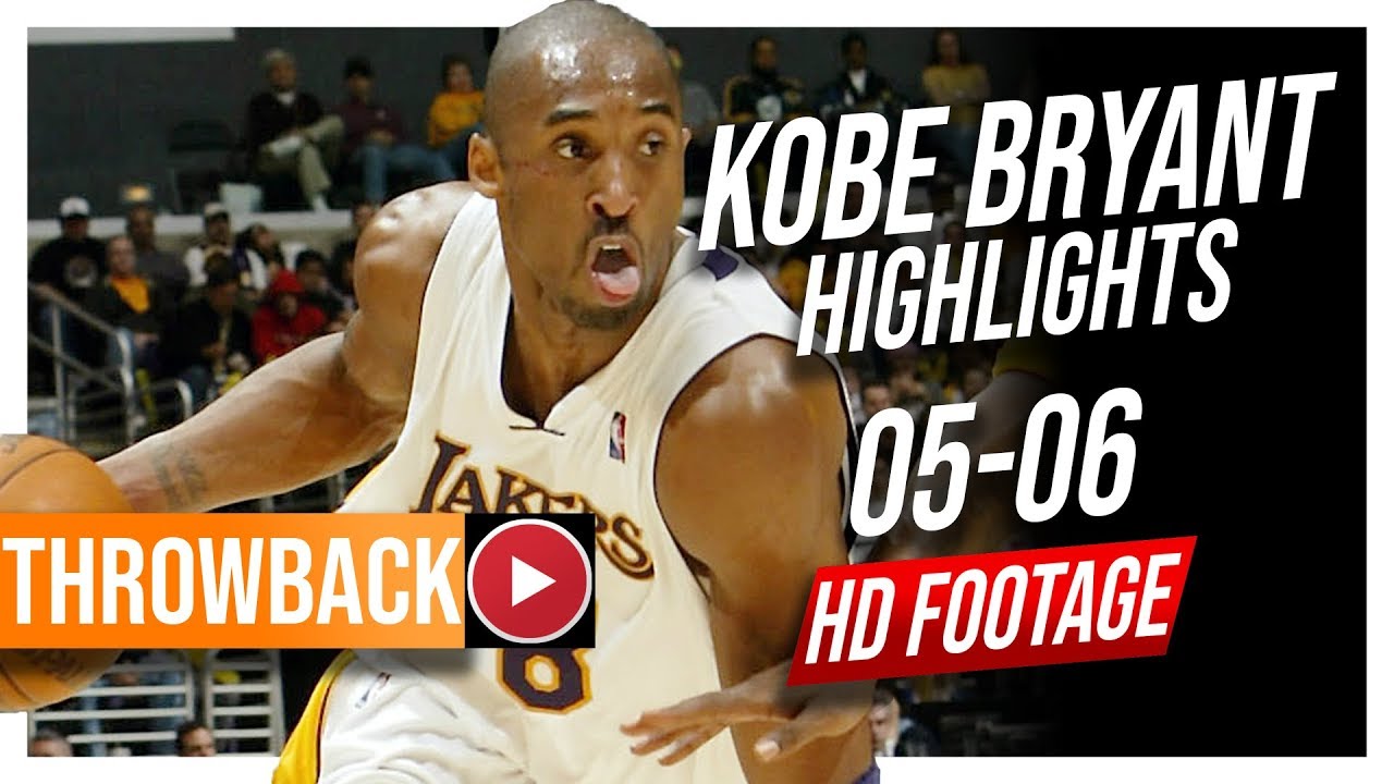 Kobe Bryant THROWBACK 2005-2006 Lakers Season Highlights ᴴᴰ || 35 PPG ...