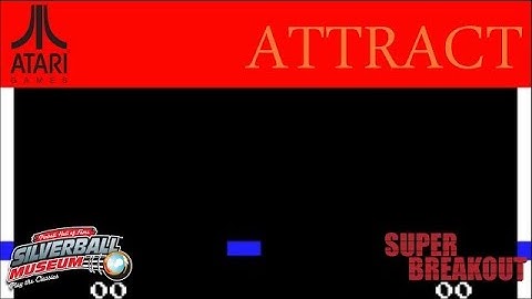 Super Breakout - (Free Play) Attract Mode