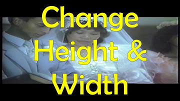 SHOTCUT Change height and width without aspect ratio