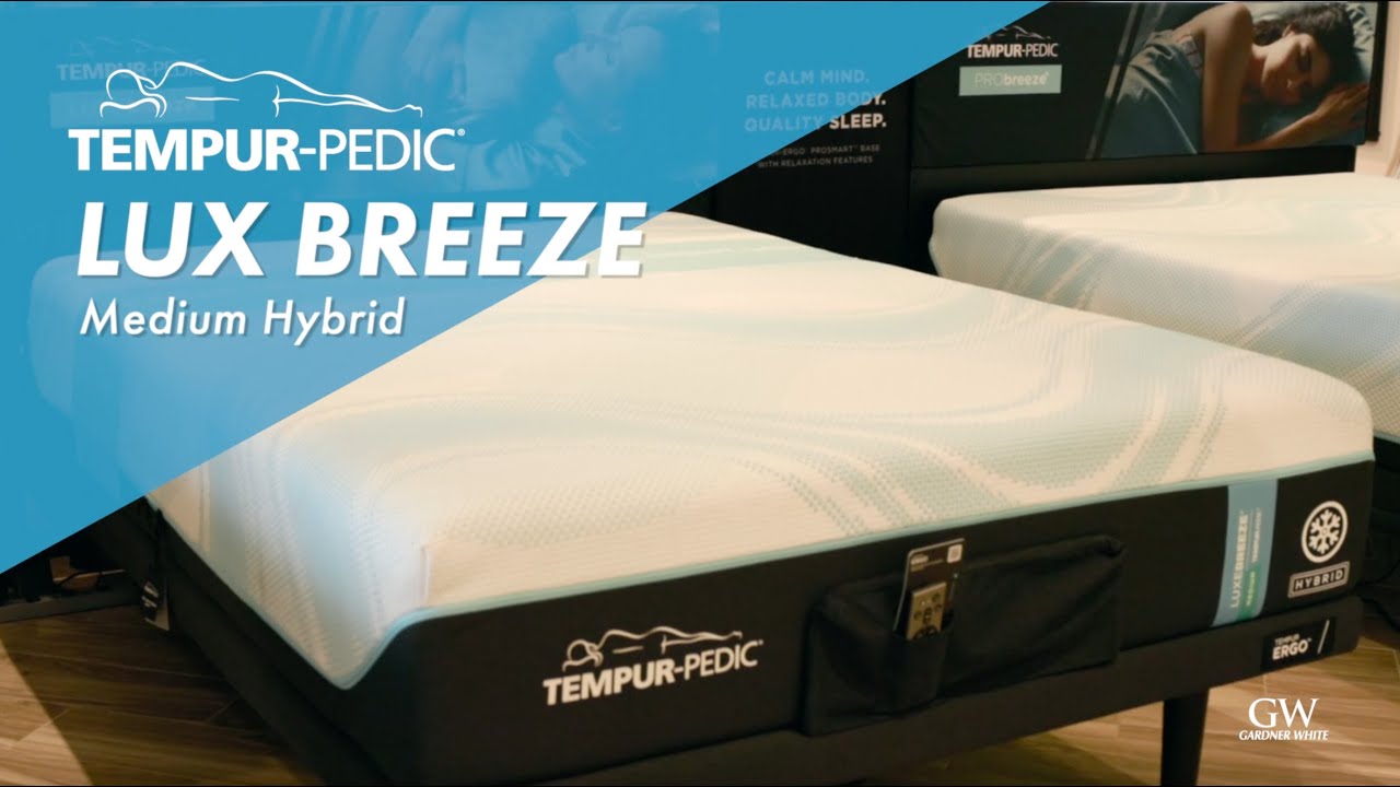 TEMPUR-LuxeBreeze® Medium Hybrid 13