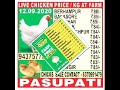 NEW FARM PRICES broiler chicken🐔 rate today  16/01/2021 ...