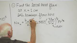 Heat Transfer (25) - Flat plate convection heat transfer examples, Flows over cylinders