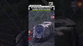 Several injured after two trains collide near Bedford; UK authorities launch emergency response