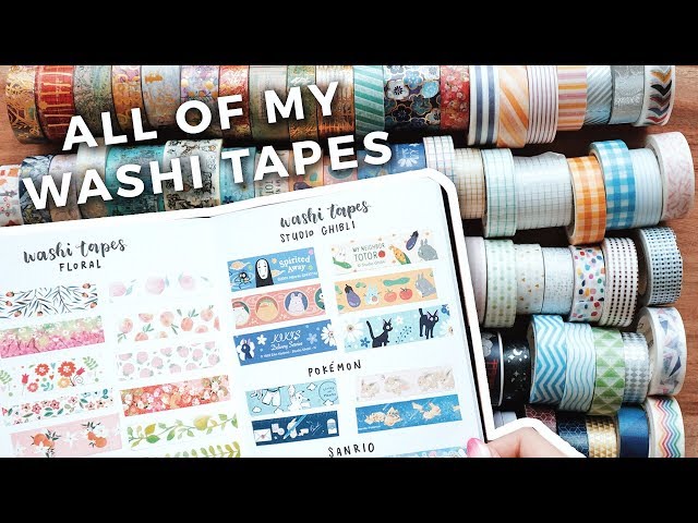 Swatching My Entire Washi Tape Collection