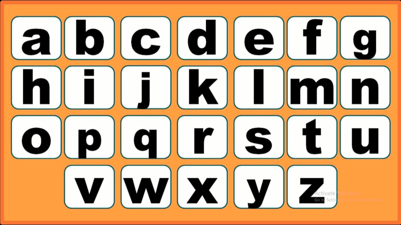 Small Abcd Small Alphabet A B C D E F G H I J K L M N O P Q R S T U