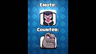 Goon Counter Emotes Clash Royale💀 #clashroyale