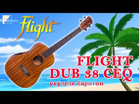 Обзор укулеле баритон Flight DUB 38 CEQ