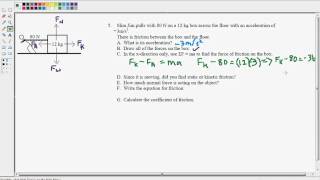 Calculating Kinetic Friction, Normal Force, and Friction Coefficient.avi