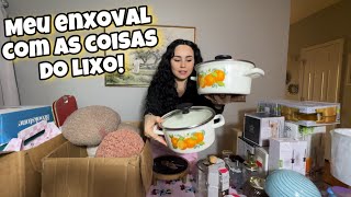 Thumbnail for Dumpster diving! Tudo que peguei do lixo para meu enxoval! 🇺🇸