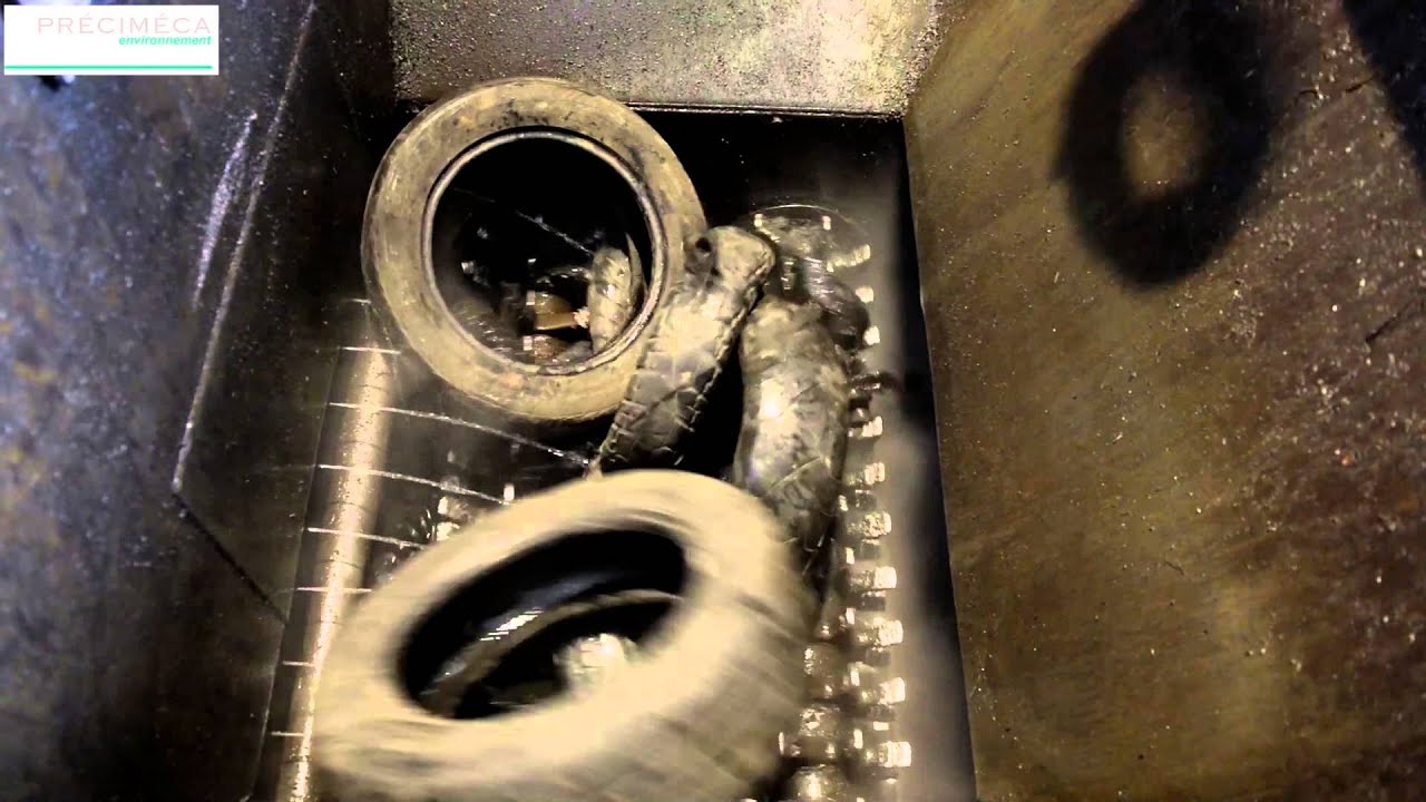 PRECIMECA Scrap Tire shredder 15-02-50 Italy