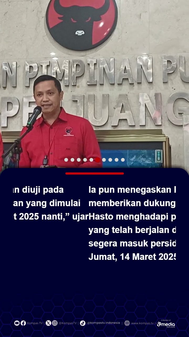 PDI-P: Hasto Kristiyanto Tahanan Politik yang Dipaksa Diam #pdiperjuangan #hastokristiyanto