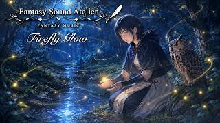 Japanese Fantasy Music | Firefly Glow Along a Moonlit Stream | Relaxing Music – 蛍火