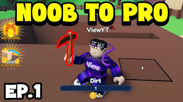 NOOB to PRO in MINING SIMULATOR 2! (Ep.1) | Roblox