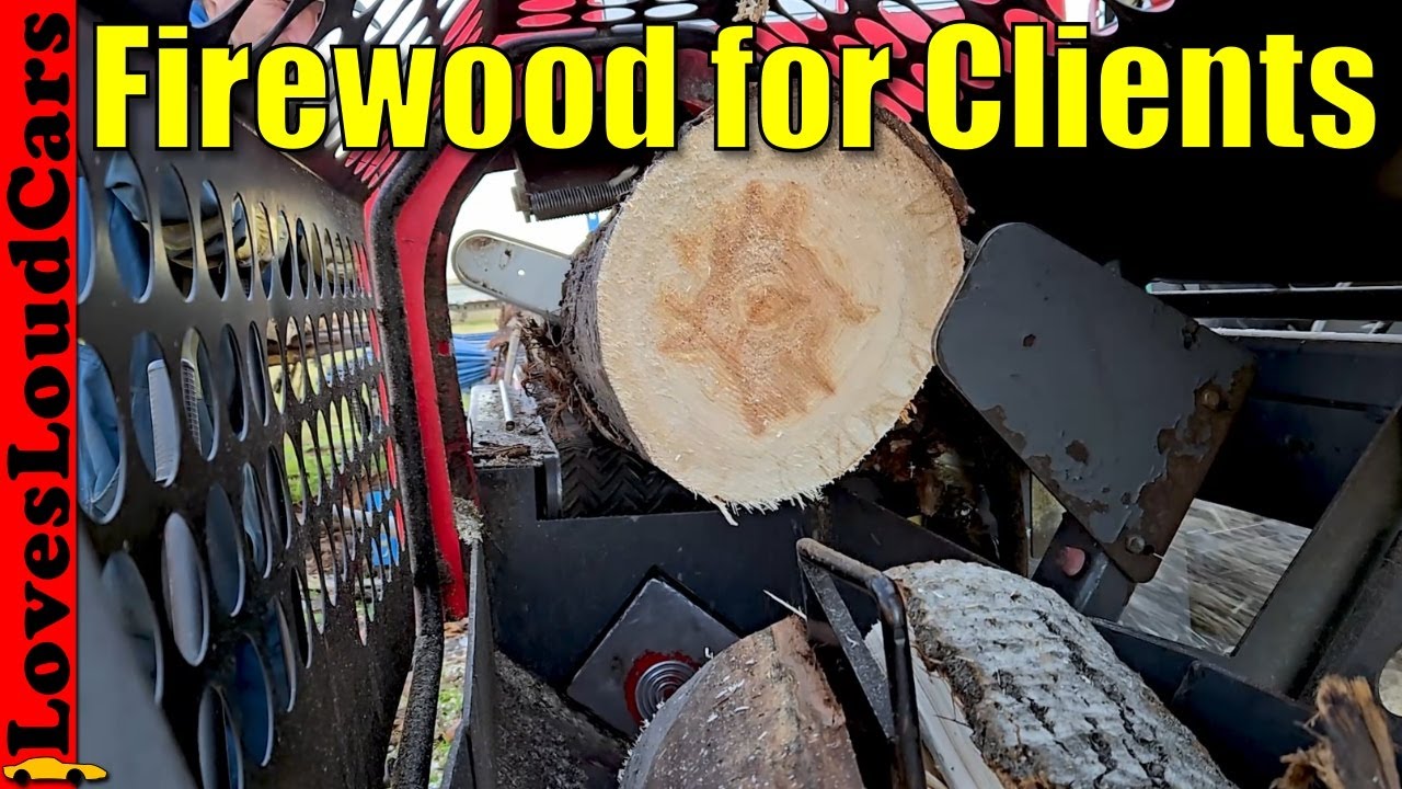 Processing Firewood for customers 2024 - YouTube