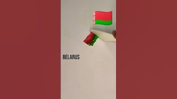 What color do mixed flags make ( part 5) #asmr #satisfying #asmrart