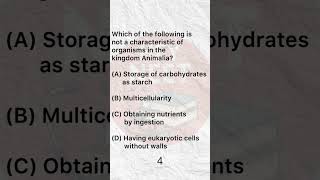 Animal kingdom basis of classification mcq #exam #biologyexam #biology #biologyquiz #testanswers
