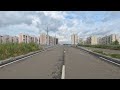 Мост в Южном городе и четырёхполосная дорога в поле