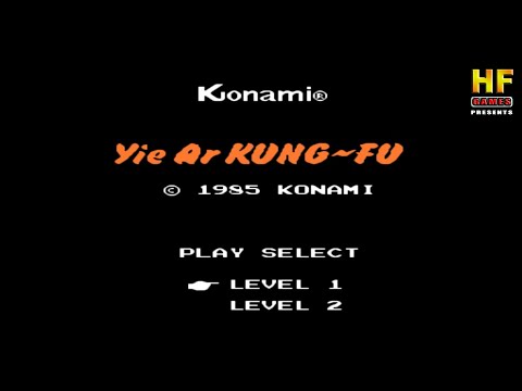 Yie Ar Kung-Fu. NES [No Damage Walkthrough (5 Stages) / Прохождение (5 Этапов) - Денди | Dendy | НЕС