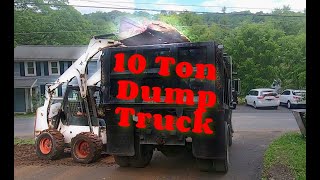 Moving Dirt With International Dump Truck