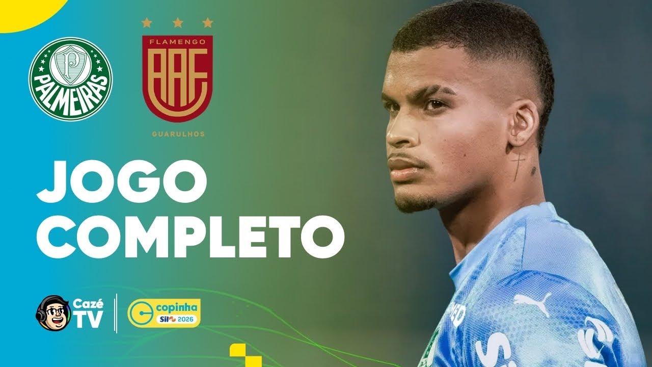AO VIVO: PALMEIRAS X FLAMENGO-SP | COPINHA 2026 | TERCEIRA FASE