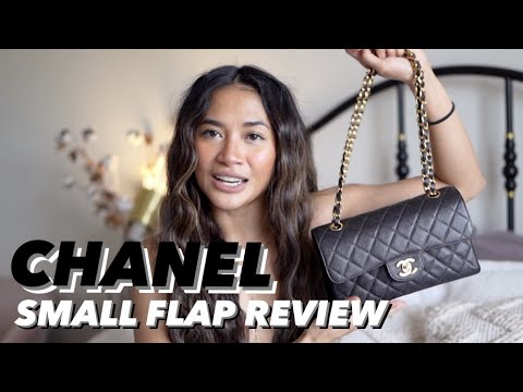 MOST USED CHANEL BAG! Small classic flap review + what fits! 