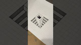 How to draw 3D art #3ddrawing #3dart #fpy #boredatwork #art