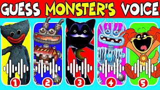 Guess MONSTER By EMOJI & VOICE | Smiling Critters, My Singing Monsters, Poppy Playtime 3, All Wubbox