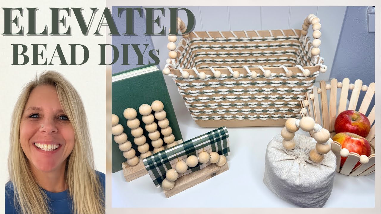 Простые поделки из деревянных бусин, которые выглядят очень дорого!!!