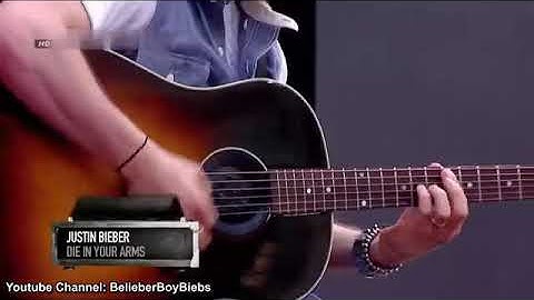 Die In Your Arms Live by Justin Bieber
