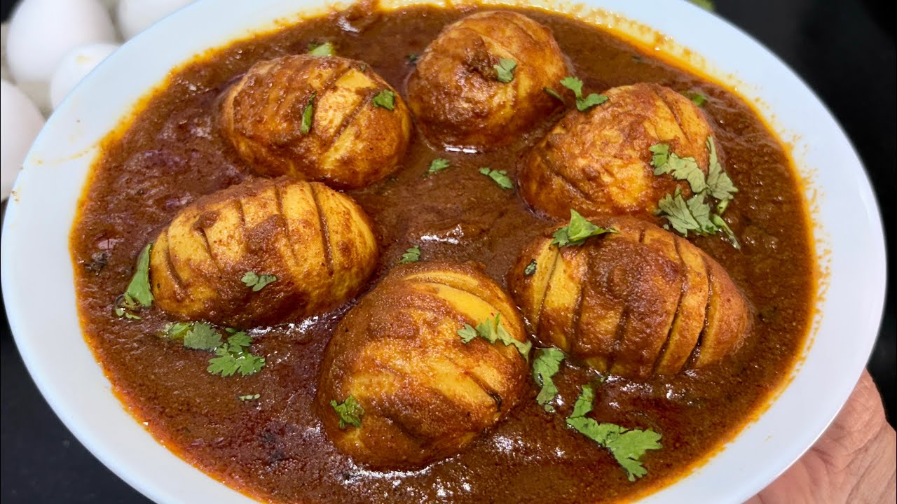 గుడ్డుతో మసాలా గ్రేవీ కర్రీ అన్నం చపాతీ బిర్యానీలోకి సూపర్ కాంబినేషన్ | Egg Masala Curry in Telugu