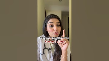 Benefits of lemon ginger water #doctor #lemonginger #detoxwater #shorts