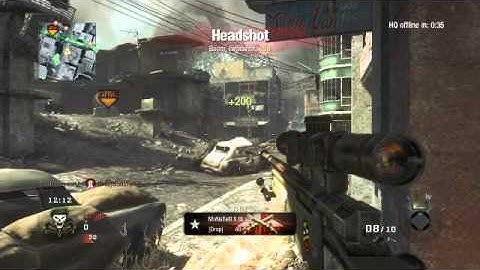 Call of Duty: Black Ops- Headshot No scope across the map