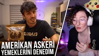 Ceren -''AMERİKAN ASKERİ YEMEKLERİNİ DENEDİM!!'' İzliyor (Deli Mi Ne?)