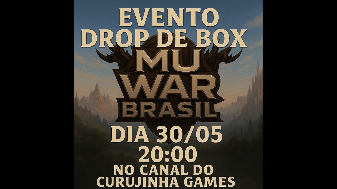 MU WAR BRASIL DROP DE BOX  E BALGASS ESTAMOS AO VIVO