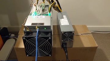 Video of Bitmain Antminer S9 (10) hashing