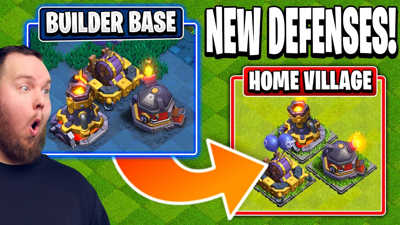 Builder Base Defenses Are Coming to Home Village?! (Clash of Clans)