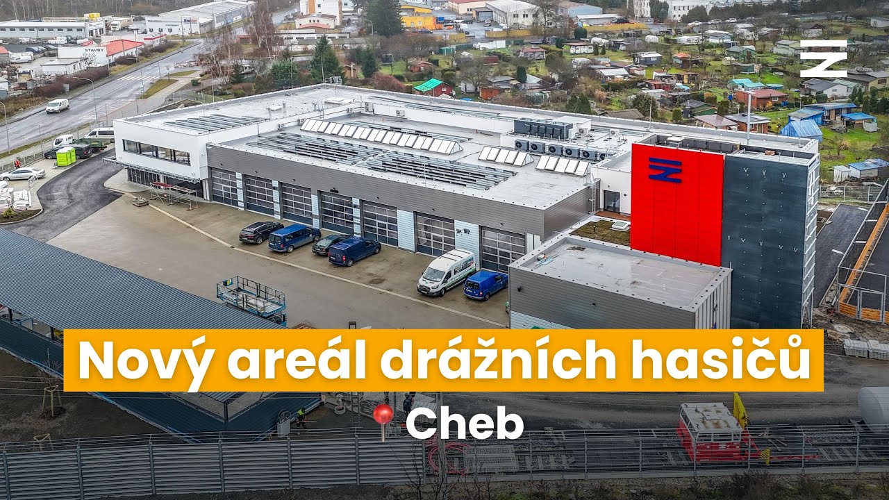 Nový areál drážních hasičů | 🚒 Cheb