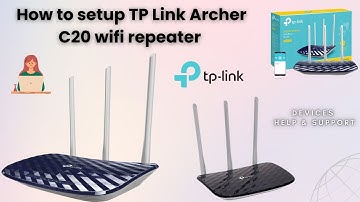 Setting up TP Link Archer C20 wifi repeater | TP LInk Archer C20 Repeater installation