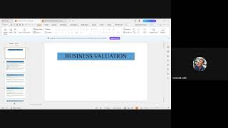 BUSINESS VALUATION
