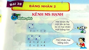 TOÁN LỚP 2 - KẾT NỐI TRI THỨC - BÀI 39 - BẢNG NHÂN 2 #mshanh #toanlop2 #ketnoitrithuc