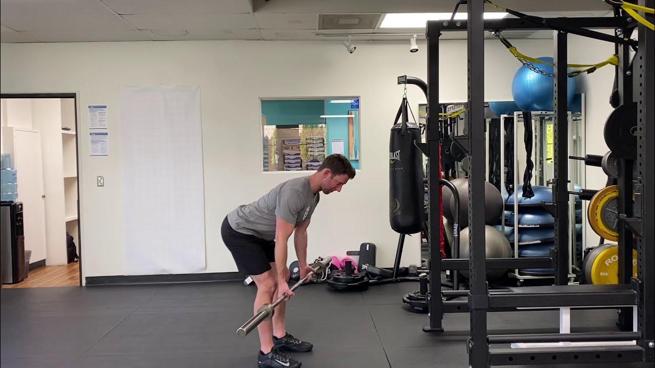 Barbell Bent Over Row with a Supinated Grip YouTube