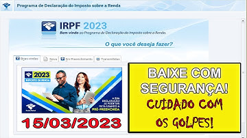 Como Baixar e Instalar o Programa IRPF 2023 Com Segurança Direto do Site Oficial da Receita Federal