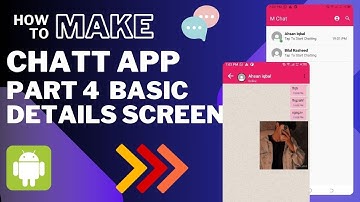 Chat App Development Part 4: Building a Basic User Details Screen in Android Studio