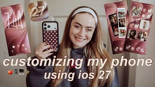 CARA KUSTOMISASI IPHONE ANDA DENGAN IOS 27 TUTORIAL | LAYAR KUNCI IOS 27 & KUSTOMISASI LIQUID GLASS screenshot 1